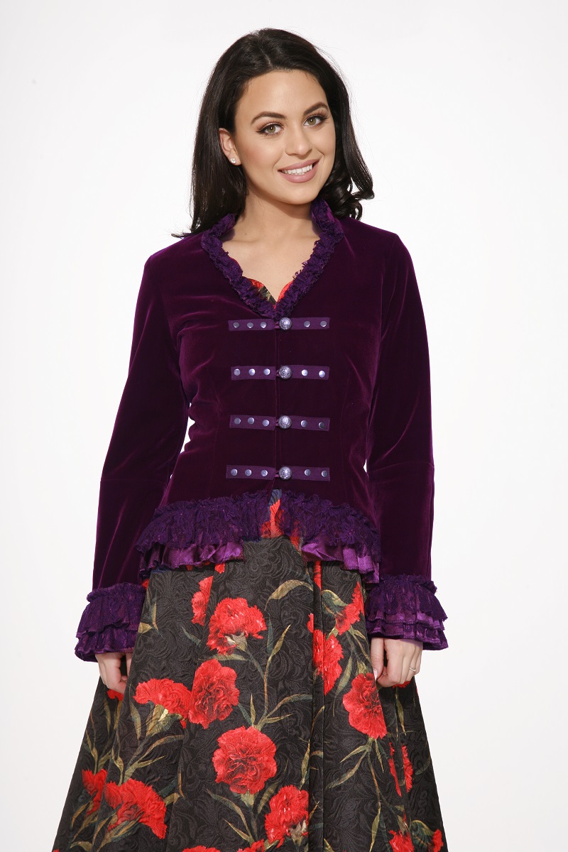 purple victorian jacket