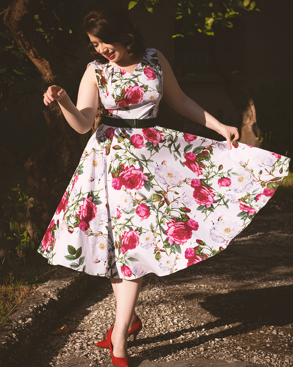 Debbie Floral Swing Dress