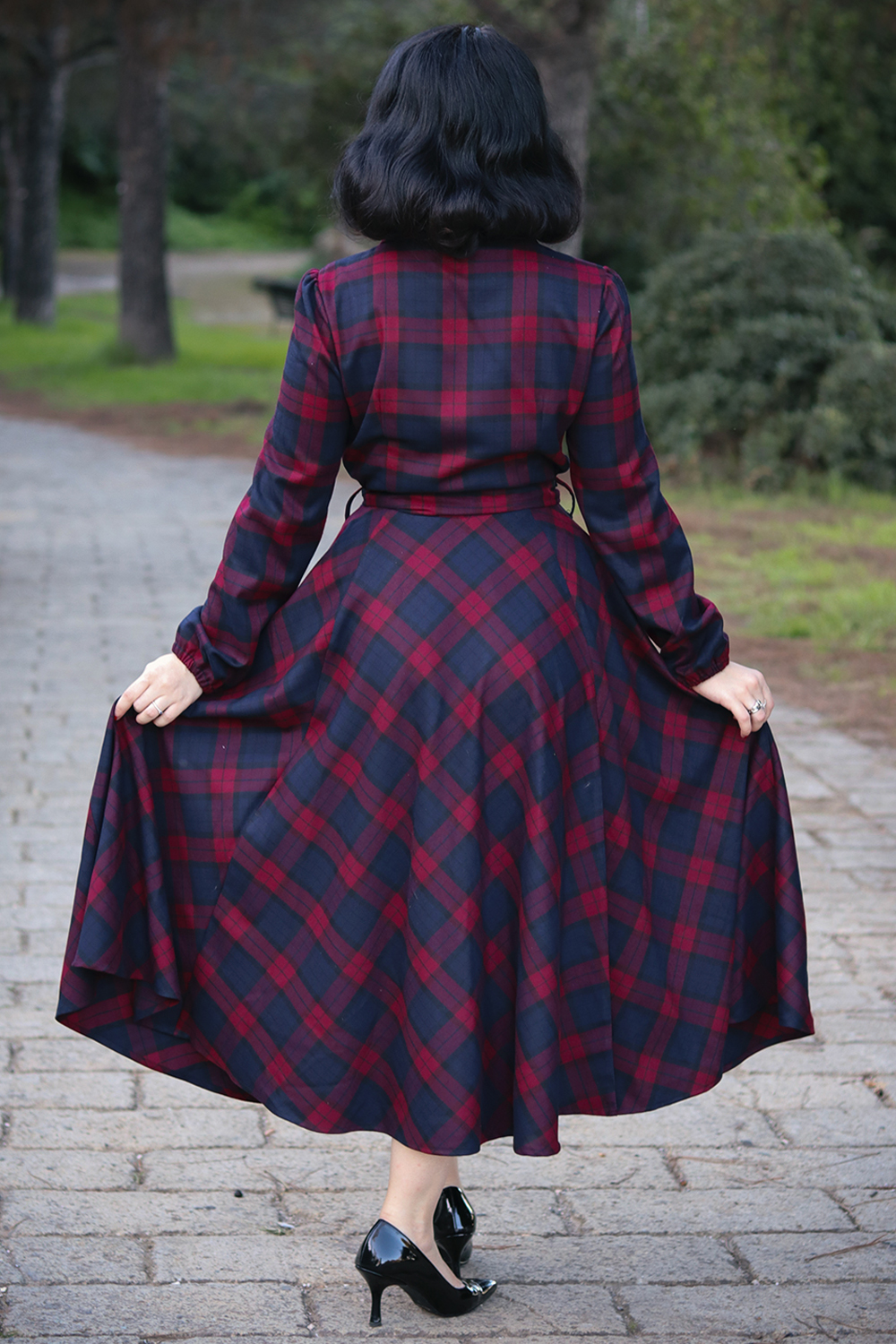 Kim Tartan Swing Dress