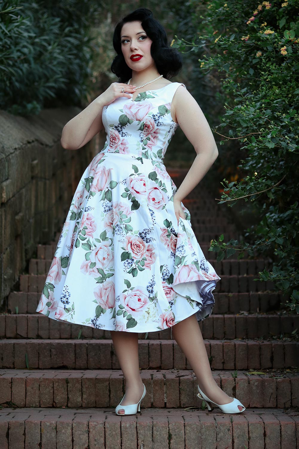 Vera Floral Swing Dress