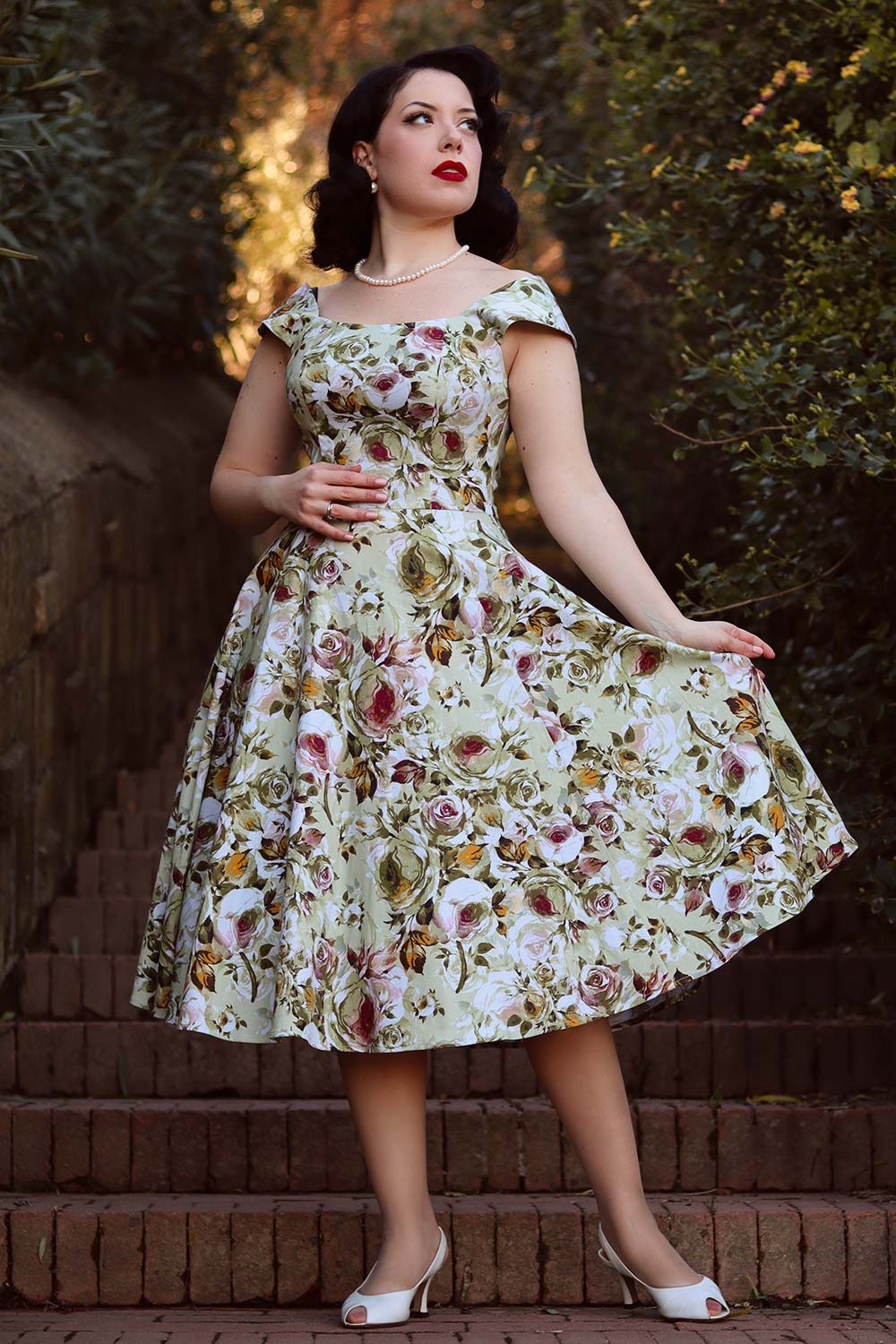 Emilia Floral Swing Dress