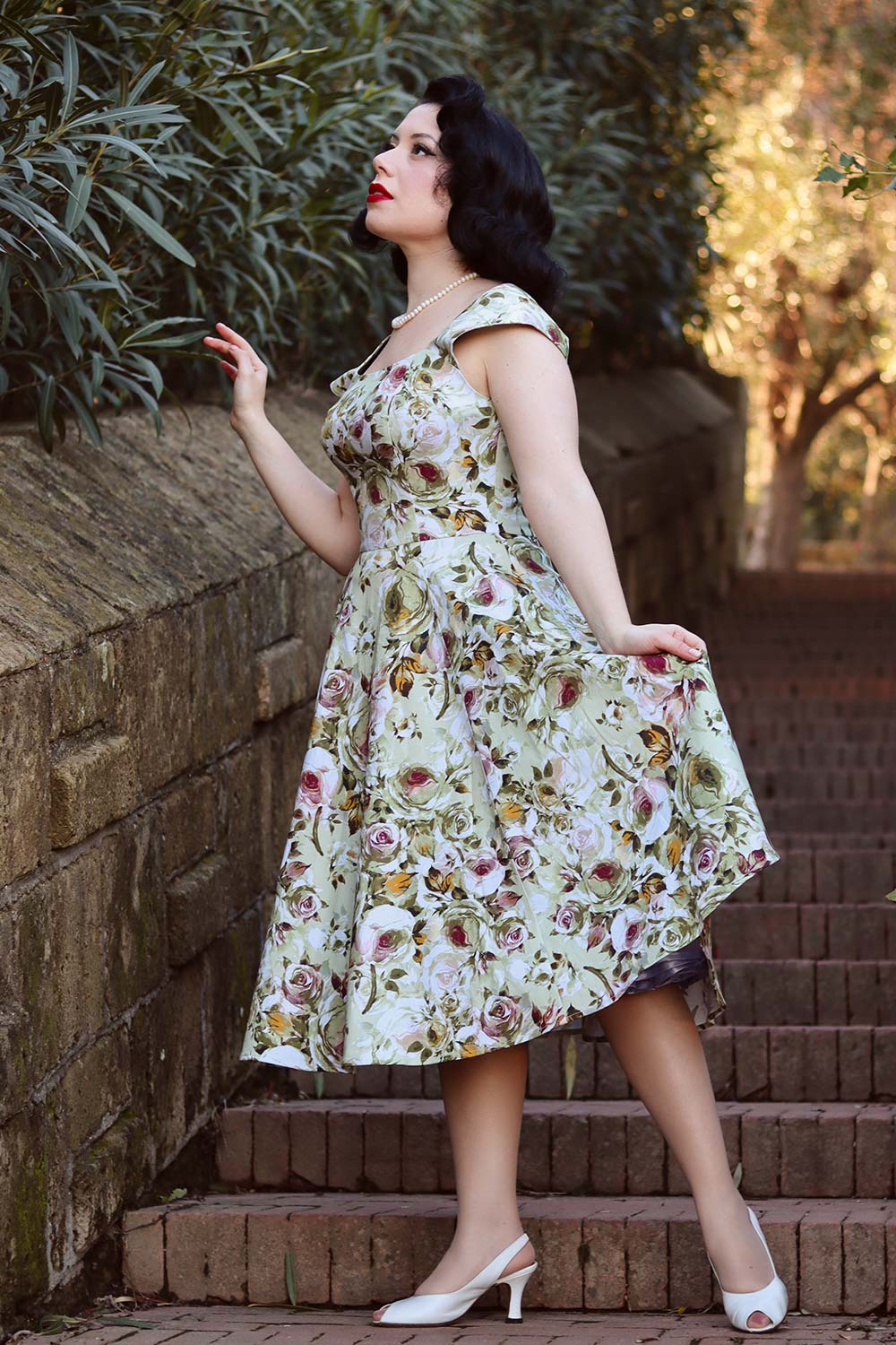 Emilia Floral Swing Dress