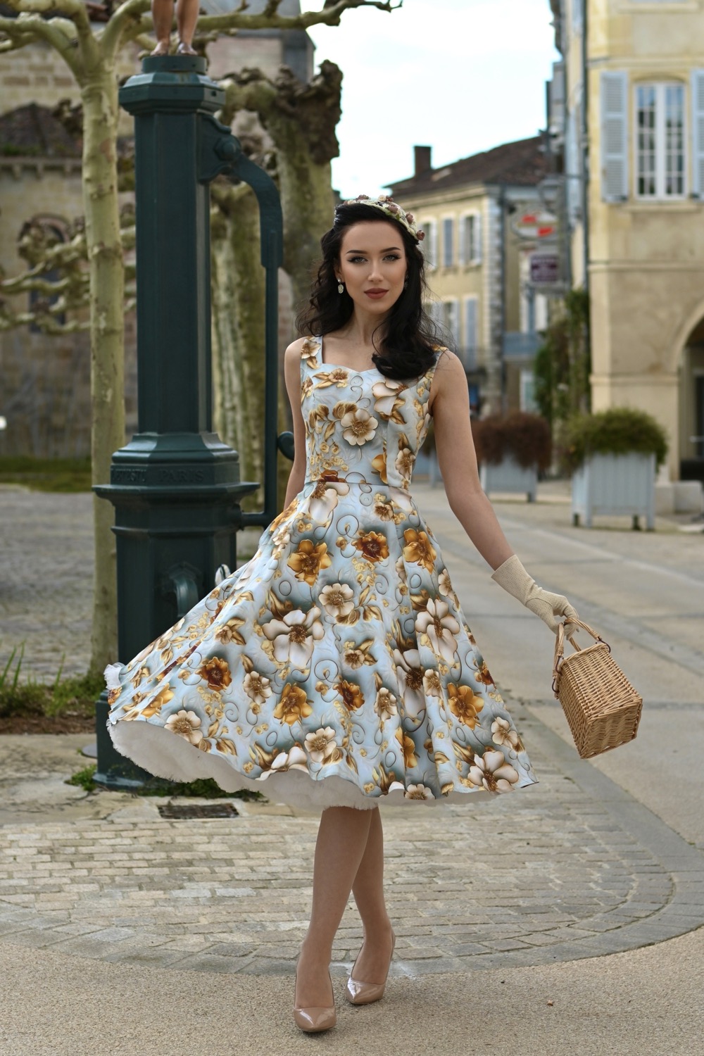 Mavis Floral Swing Dress