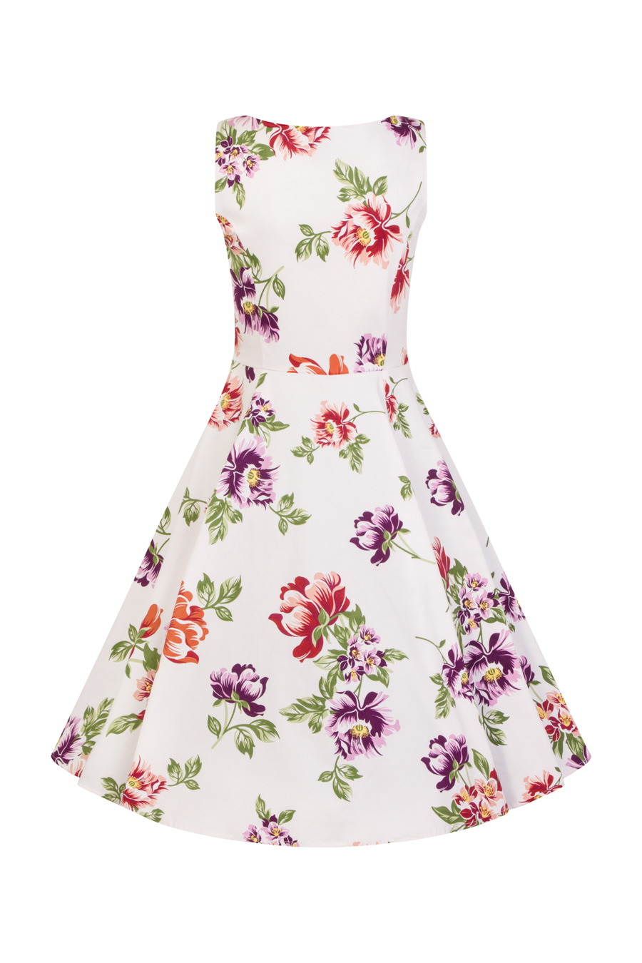 Striking Sundress in white - Hearts & Roses London