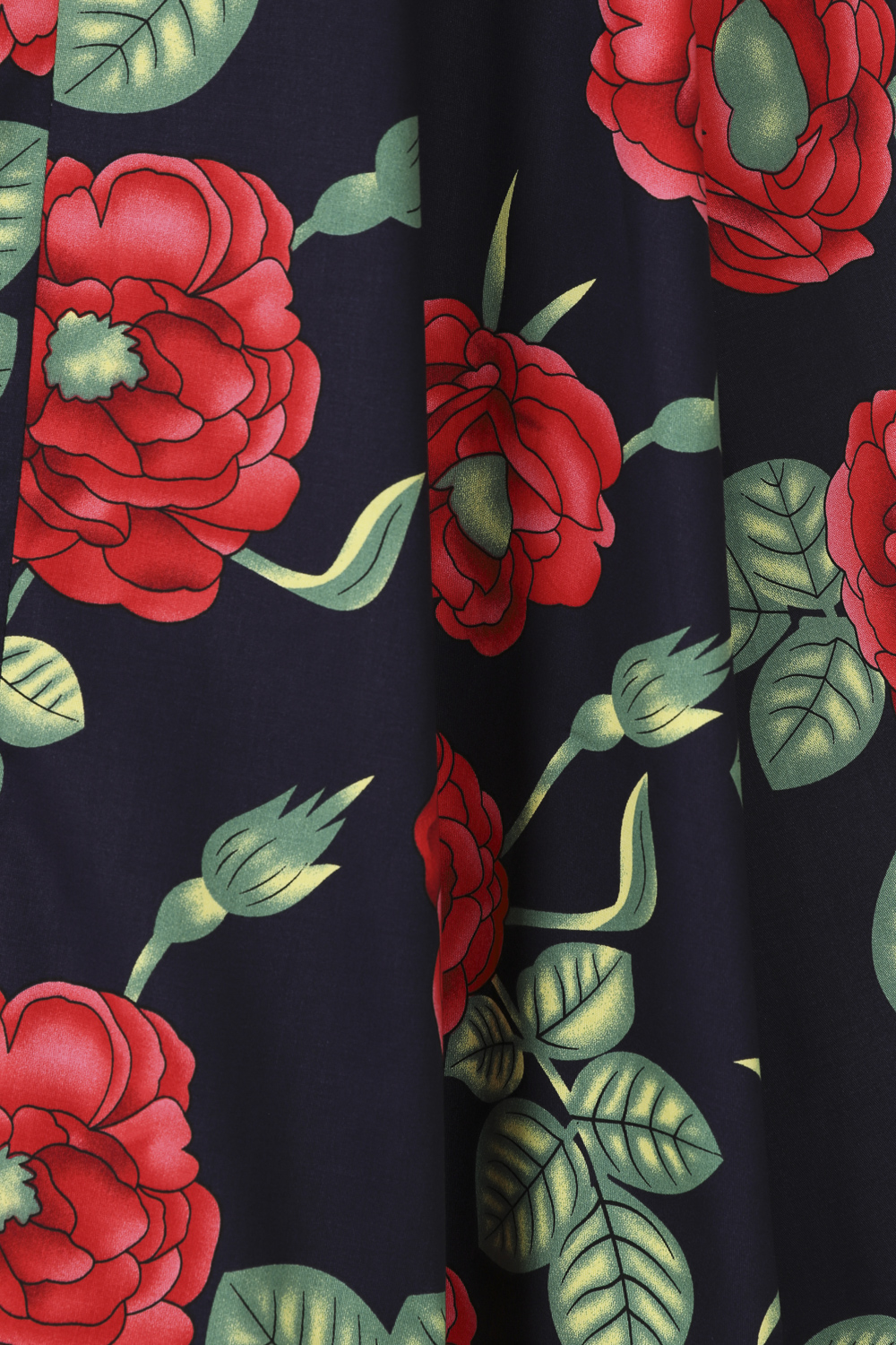 Lillian Rose Swing Dress in Navy - Hearts & Roses London