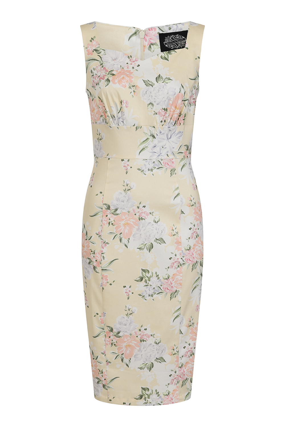 Hope Floral Wiggle Dress - Hearts & Roses London