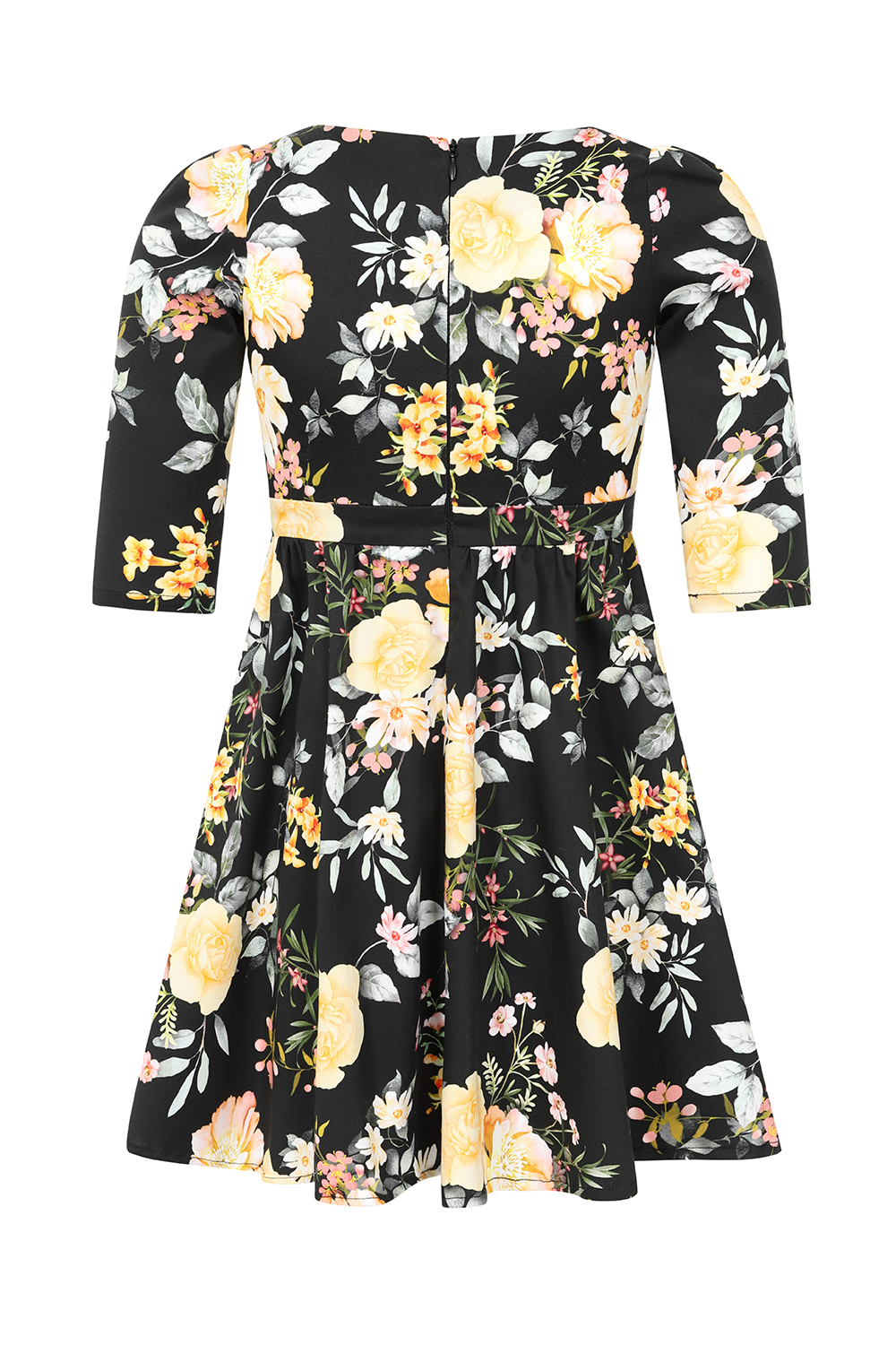 Eleanor Floral Swing Dress in Kids - Hearts & Roses London