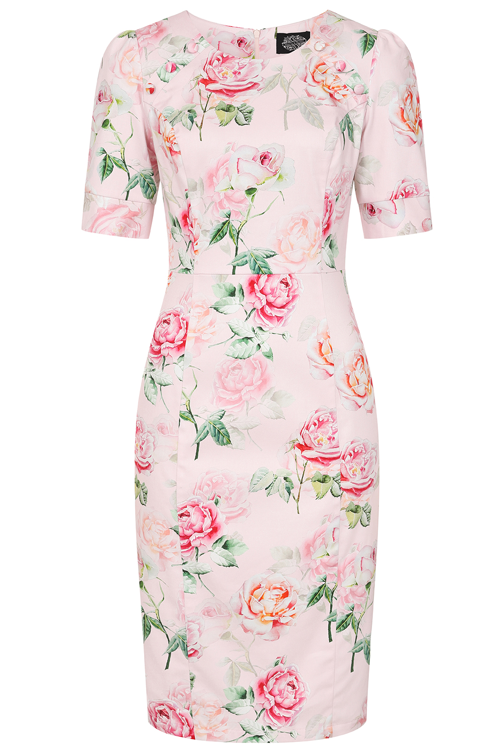 Susana Floral Wiggle Dress - Hearts & Roses London