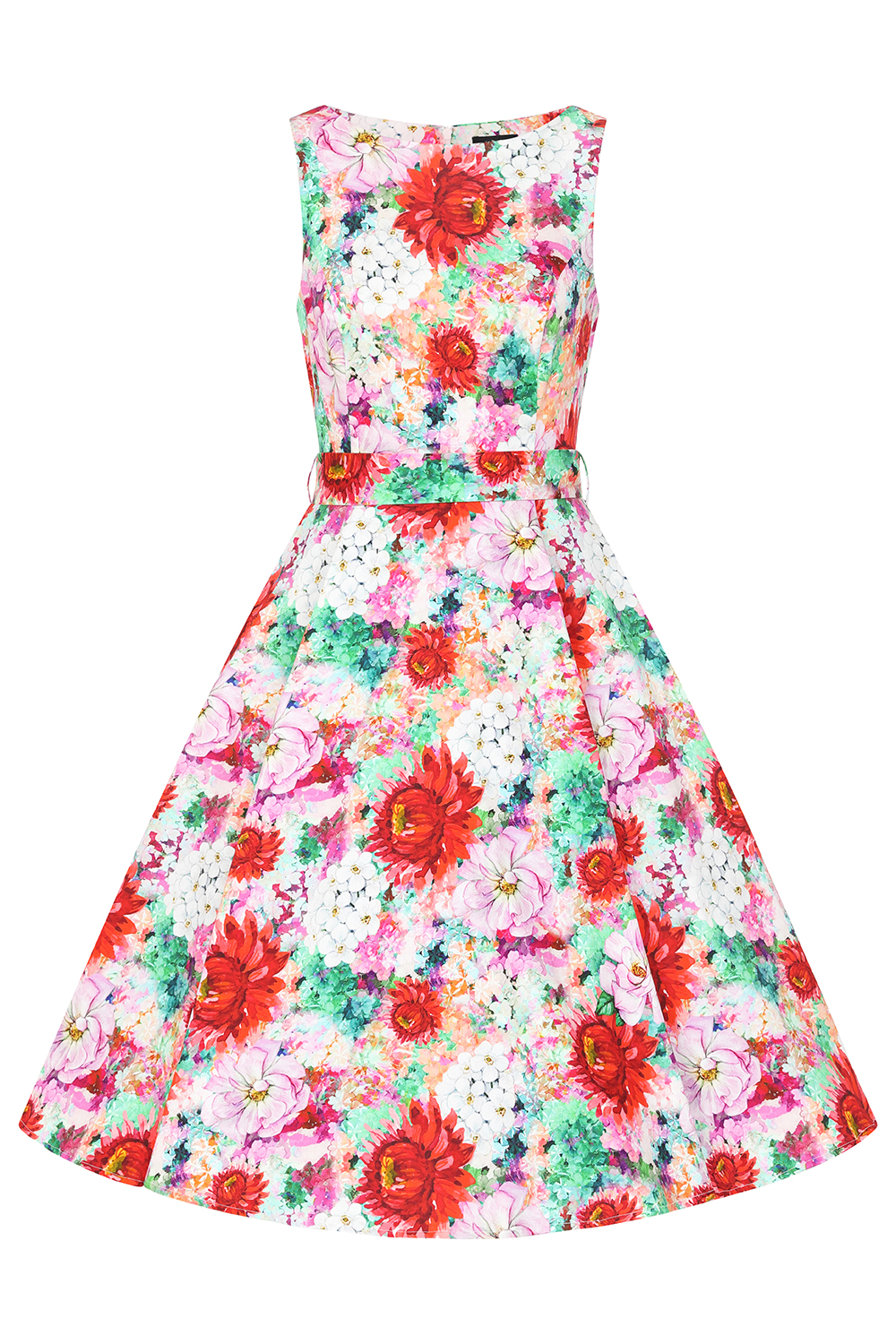 Casey Floral Swing Dress - Hearts & Roses London