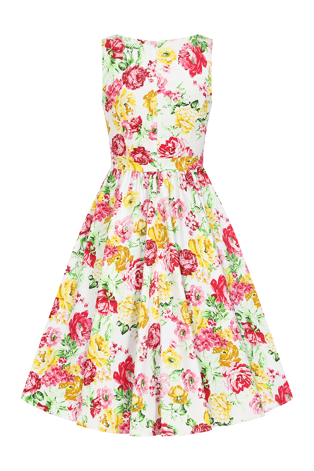 Dawn Floral Swing Dress - Hearts & Roses London